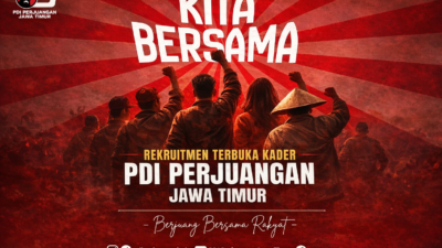 “Rekrutmen Terbuka PDIP Jatim – Ayo Jadi Bagian dari Partai yang Terbuka untuk Semua”