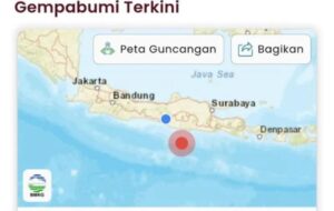 Gempa Magnitudo 6,4 Guncang Tenggara Pacitan, BMKG Pastikan Tidak Berpotensi Tsunami