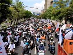 Demo Ribuan Buruh di Surabaya, Lalu Lintas Langsung Tersendat!