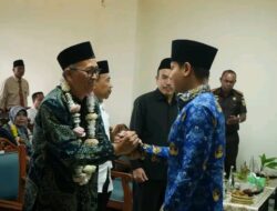 Seremoni Pelepasan Ketua dan Hakim PA Kelas 1A Trenggalek Dihadiri Bupati