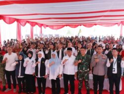 Wakapolres Kediri Kota Hadiri Penyaluran Bansos Gubernur Jatim di Balai Kota Kediri