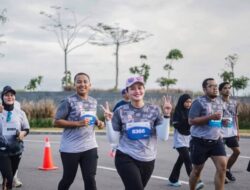 Bersama Personel, Kapolres Kediri Turun Langsung di KHM 2026 Ajak Warga Aktif Berolahraga