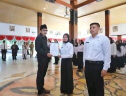 Wabup Syah Resmi Lantik dan Ambil Sumpah 88 PNS Formasi 2024 di Pendopo Trenggalek