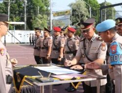 Kapolres Trenggalek Pimpin Sertijab, Pejabat Utama dan Kapolsek Bergeser