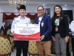 CSR Bank Jatim Hadirkan Floor Projector Highlight di Jantung Kota Trenggalek