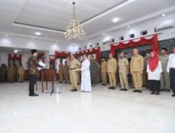 Triadi Admono Dilantik Jadi Penjabat Sekda Trenggalek, Gantikan Edy Soepriyanto yang Purna Tugas
