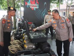 Dirsamapta Polda Jatim Apresiasi Kesiapan Personel dan Almatsus Satsamapta Polres Trenggalek
