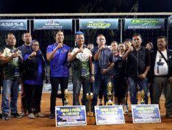 Final Sengit Warnai Kejuaraan Bola Voli Piala Wakil Bupati Blitar