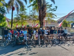 Mengenang Jasa Pahlawan Nasional,PASKOB Memperingati Naik Sepeda Ontel