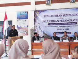 Pengambilan Sumpah dan Pelantikan Perangkat Desa Jabalsari, Dua Jabatan Resmi Terisi